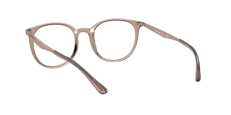 Emporio Armani Donna EA3168 5850 Montature da vista Iniettato Marrone Trasparente Pantos Normale miniatura 3