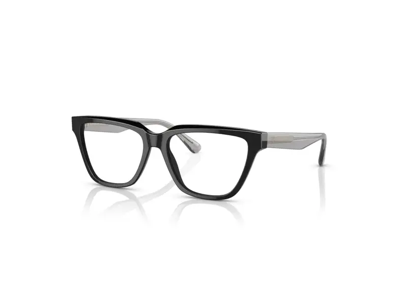 Emporio Armani Donna EA3208 5017 Montature da vista Acetato Nero Trasparente Cat Eye Normale