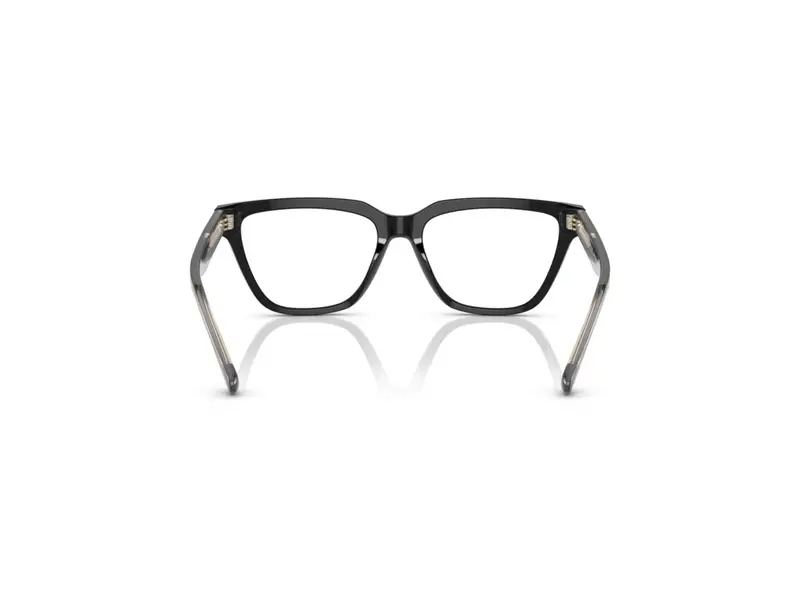 Emporio Armani Donna EA3208 5017 Montature da vista Acetato Nero Trasparente Cat Eye Normale miniatura 3