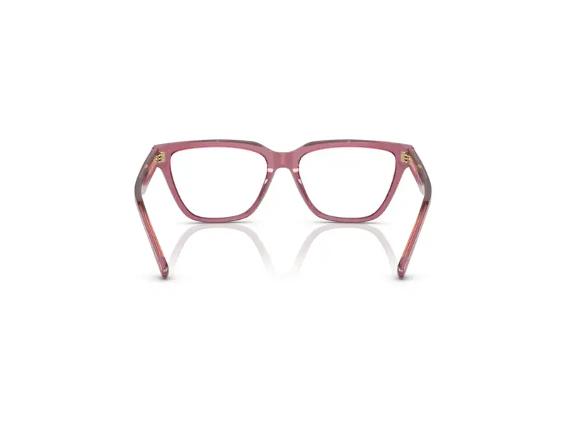 Emporio Armani Donna EA3208 5544 Montature da vista Acetato Rosa Trasparente Cat Eye Normale miniatura 3