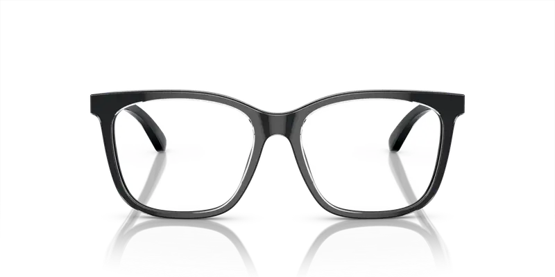 Emporio Armani Donna EA3228 6051 Montature da vista Acetato Nero Trasparente Pillow Normale miniatura 2