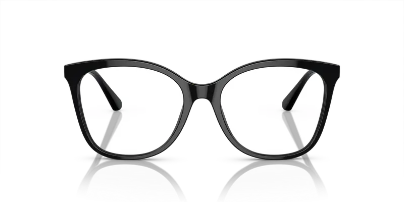 Emporio Armani Donna EA3231 5017 Montature da vista Acetato Nero Trasparente Squadrata Normale miniatura 2