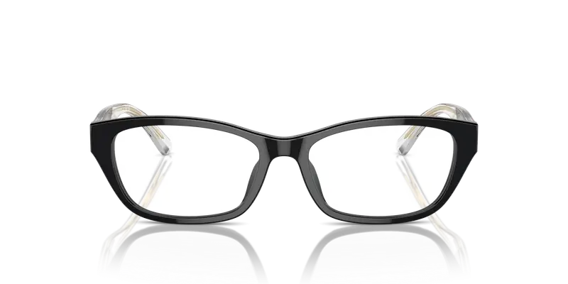 Emporio Armani Donna EA3238U 5017 Montature da vista Acetato Nero Trasparente Cat Eye Normale miniatura 2