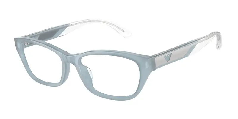 Emporio Armani Donna EA3238U  6096 Montature da vista Acetato Blu Trasparente Cat Eye Normale