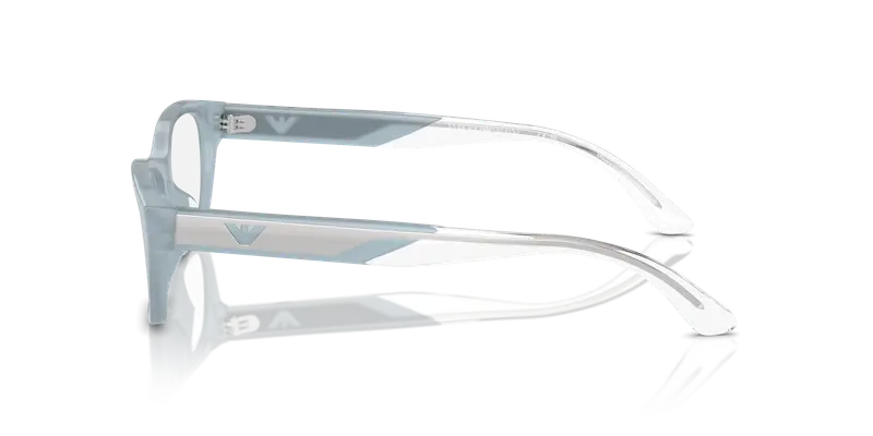 Emporio Armani Donna EA3238U 6096 Montature da vista Acetato Blu Trasparente Cat Eye Normale miniatura 3