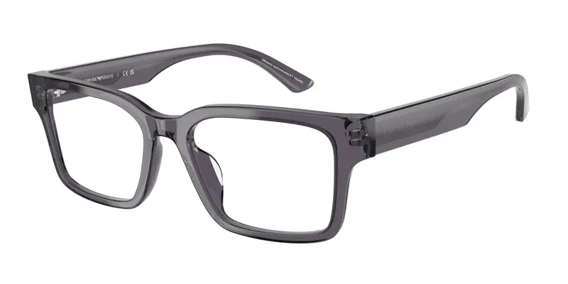Emporio Armani Donna EA3245U  6106 Montature da vista Acetato Grigio Trasparente Squadrata Normale