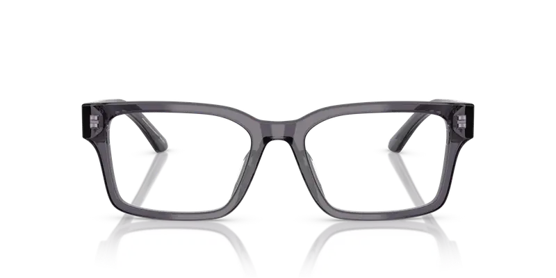 Emporio Armani Donna EA3245U 6106 Montature da vista Acetato Grigio Trasparente Squadrata Normale miniatura 2