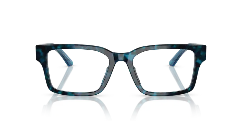 Emporio Armani Donna EA3245U 6180 Montature da vista Acetato Blu Trasparente Squadrata Normale miniatura 2