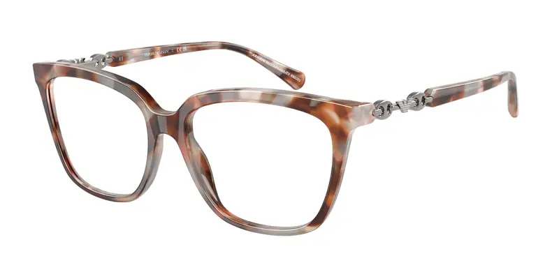 Emporio Armani Donna EA3248 6195 Montature da vista Acetato Tartaruga Trasparente Cat Eye Normale
