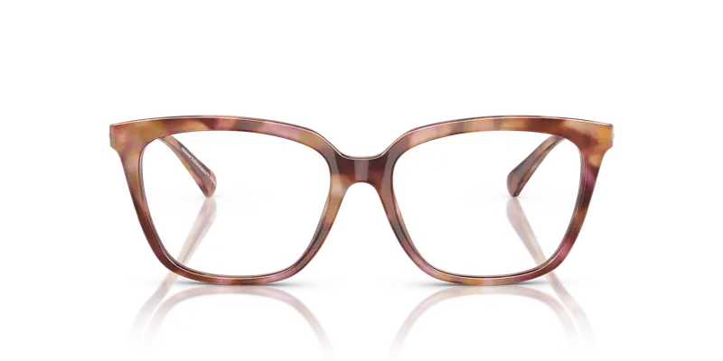 Emporio Armani Donna EA3248 6196 Montature da vista Acetato Rosso Trasparente Cat Eye Normale miniatura 2