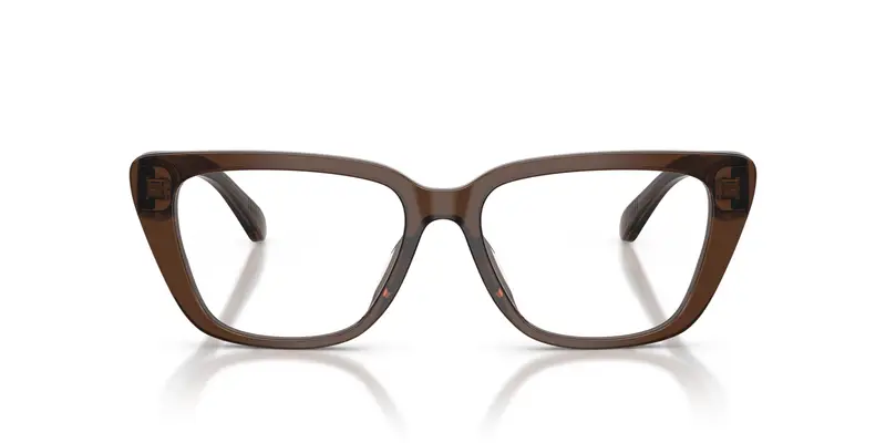 Emporio Armani Donna EA3256U 6251 Montature da vista Acetato Marrone Trasparente Cat Eye Normale miniatura 2