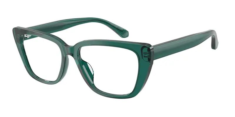 Emporio Armani Donna EA3256U  6252 Montature da vista Acetato Verde Trasparente Cat Eye Normale