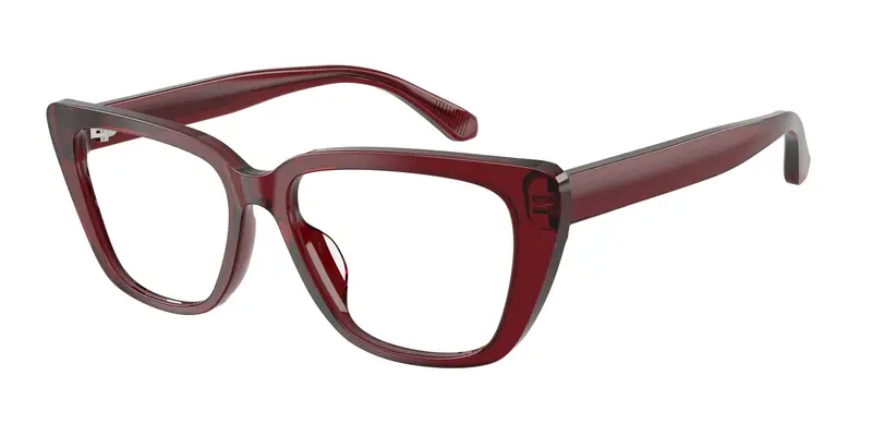 Emporio Armani Donna EA3256U  6254 Montature da vista Acetato Rosso Trasparente Cat Eye Normale