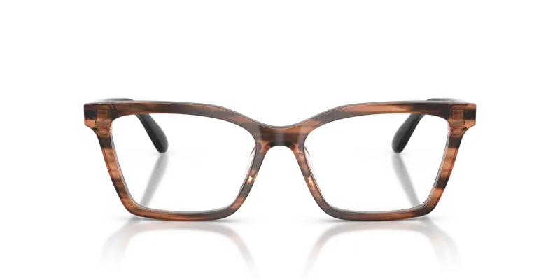 Emporio Armani Donna EA3261U 6266 Montature da vista Acetato Marrone Trasparente Farfalla Normale miniatura 2