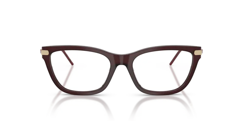 Emporio Armani Donna EA3262 6265 Montature da vista Acetato Bordeaux Trasparente Cat Eye Normale miniatura 2