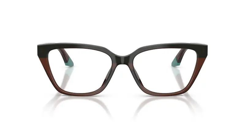 Donna EA3270U 6318 Montature da vista Acetato Marrone Trasparente Cat Eye Normale miniatura 3