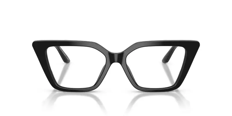 Donna EA3273U 5017 Montature da vista Acetato Nero Trasparente Cat Eye Normale miniatura 3