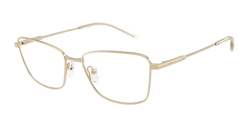 Donna Emporio Armani EA1185B 3013 Montature da vista Metallo Oro Trasparente Geometrica Normale