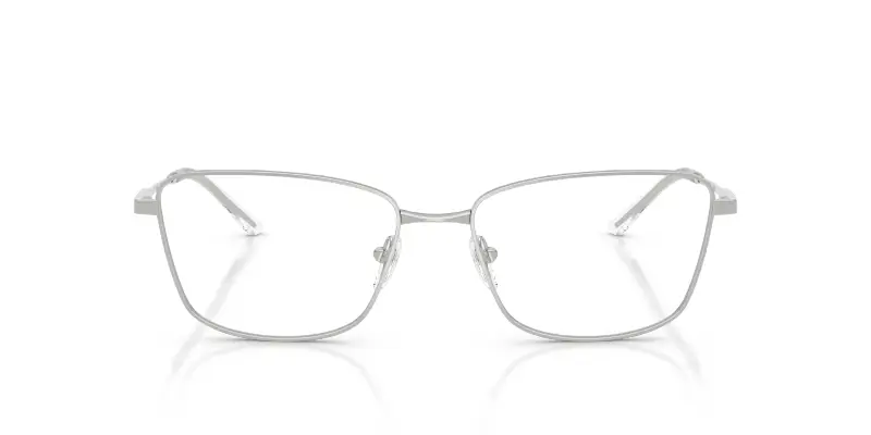 Donna Emporio Armani EA1185B 3015 Montature da vista Metallo Argento Trasparente Geometrica Normale miniatura 3