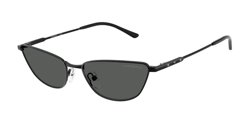 Donna Emporio Armani EA2174B 301487 Occhiali da sole Metallo Nero Grigio Cat Eye Normale