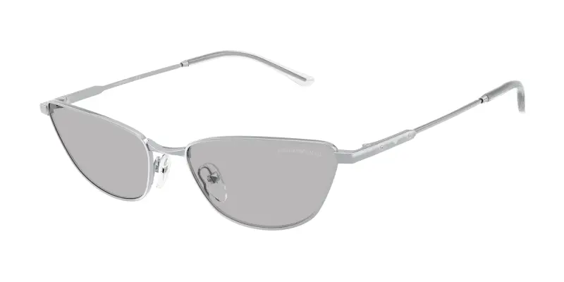 Donna Emporio Armani EA2174B 301587 Occhiali da sole Metallo Argento Grigio Cat Eye Normale