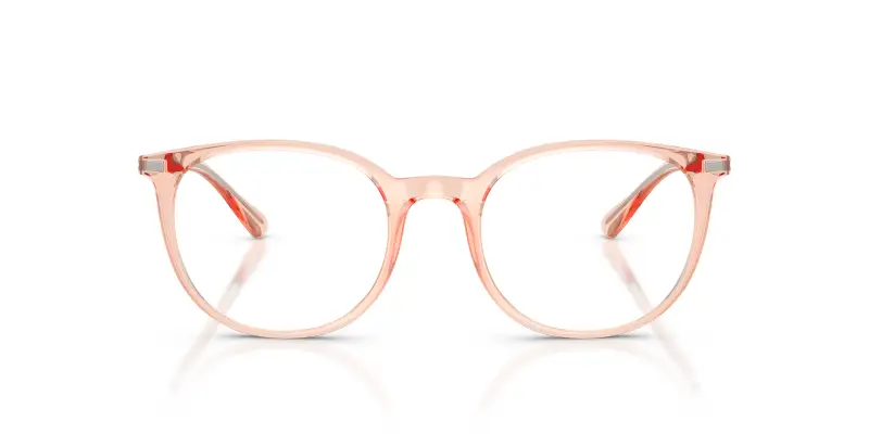 Donna Emporio Armani EA3168 6346 Montature da vista Iniettato Rosa Trasparente Pantos Normale miniatura 3