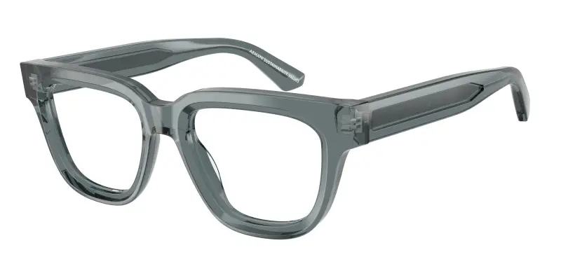 Donna Emporio Armani EA3281 6364 Montature da vista Acetato Grigio Trasparente Geometrica Normale