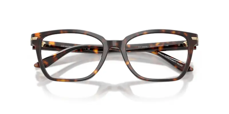 Donna Emporio Armani EA3282BU 5026 Montature da vista Acetato Tartaruga Trasparente Cat Eye Normale miniatura 2
