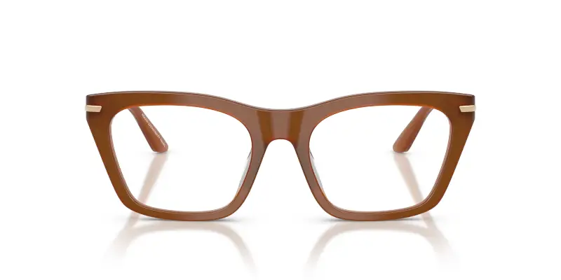 Donna Emporio Armani EA3283BU 6376 Montature da vista Acetato Marrone Trasparente Cat Eye Normale miniatura 3