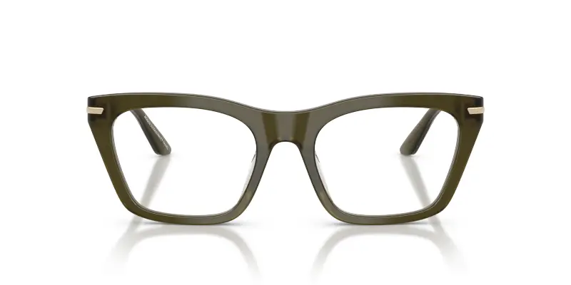 Donna Emporio Armani EA3283BU 6378 Montature da vista Acetato Verde Trasparente Cat Eye Normale miniatura 3