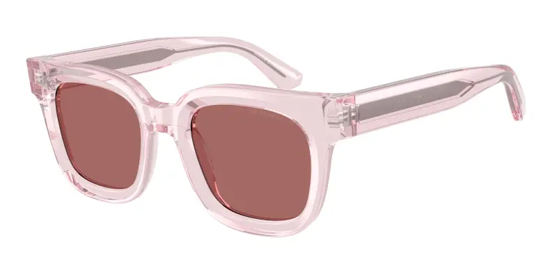 Donna Emporio Armani EA4271 636669 Occhiali da sole Acetato Rosa Marrone Geometrica Normale