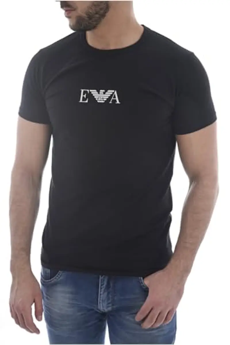Emporio Armani T-shirt Uomo Nero 801810 miniatura 2
