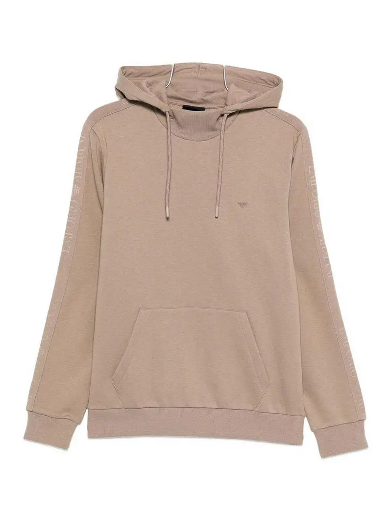 Felpa con cappuccio Marrone Chiaro