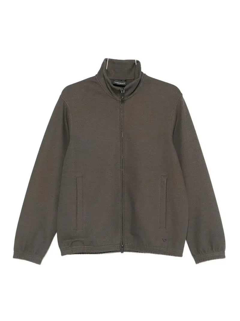 Felpa con cerniera Grigio