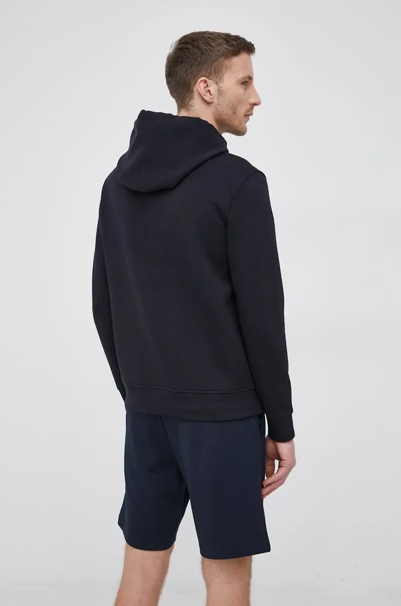 felpa uomo colore blu navy con cappuccio miniatura 3