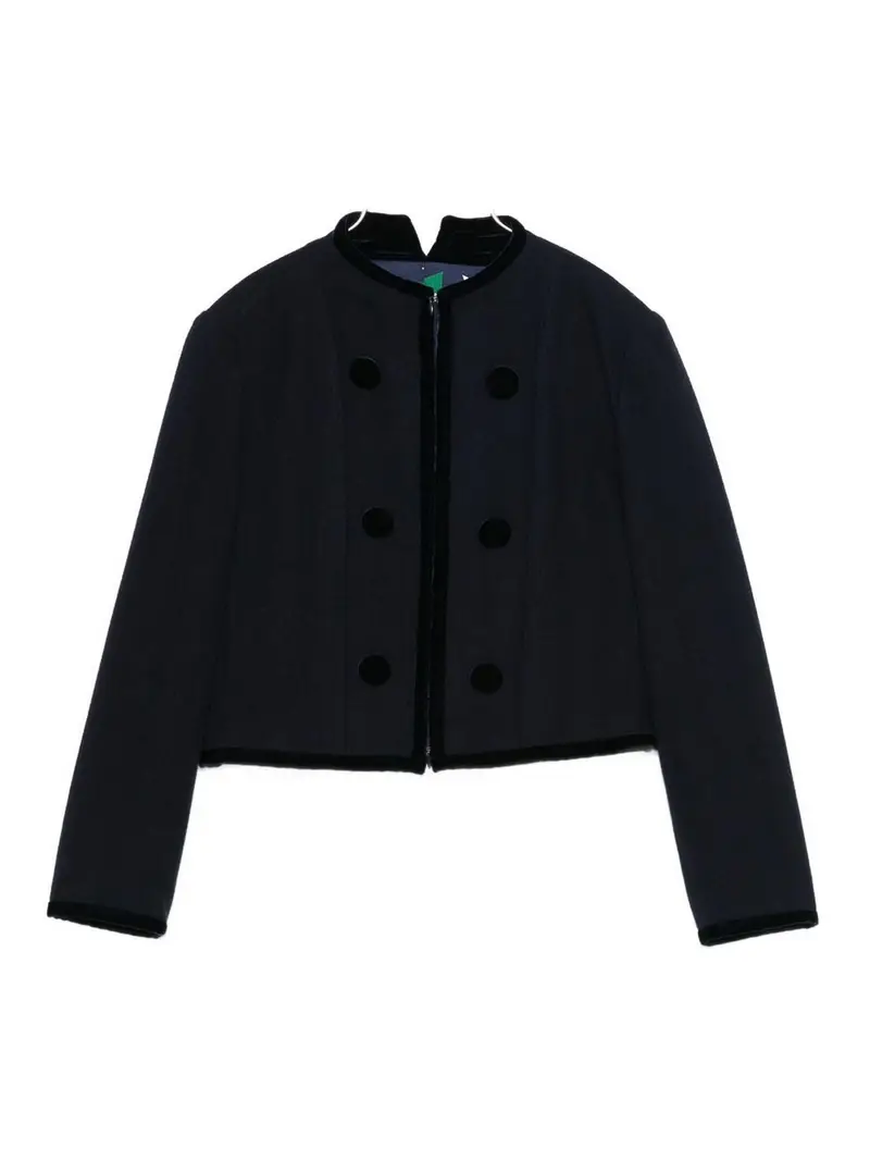 Giacca blazer in lana Blu