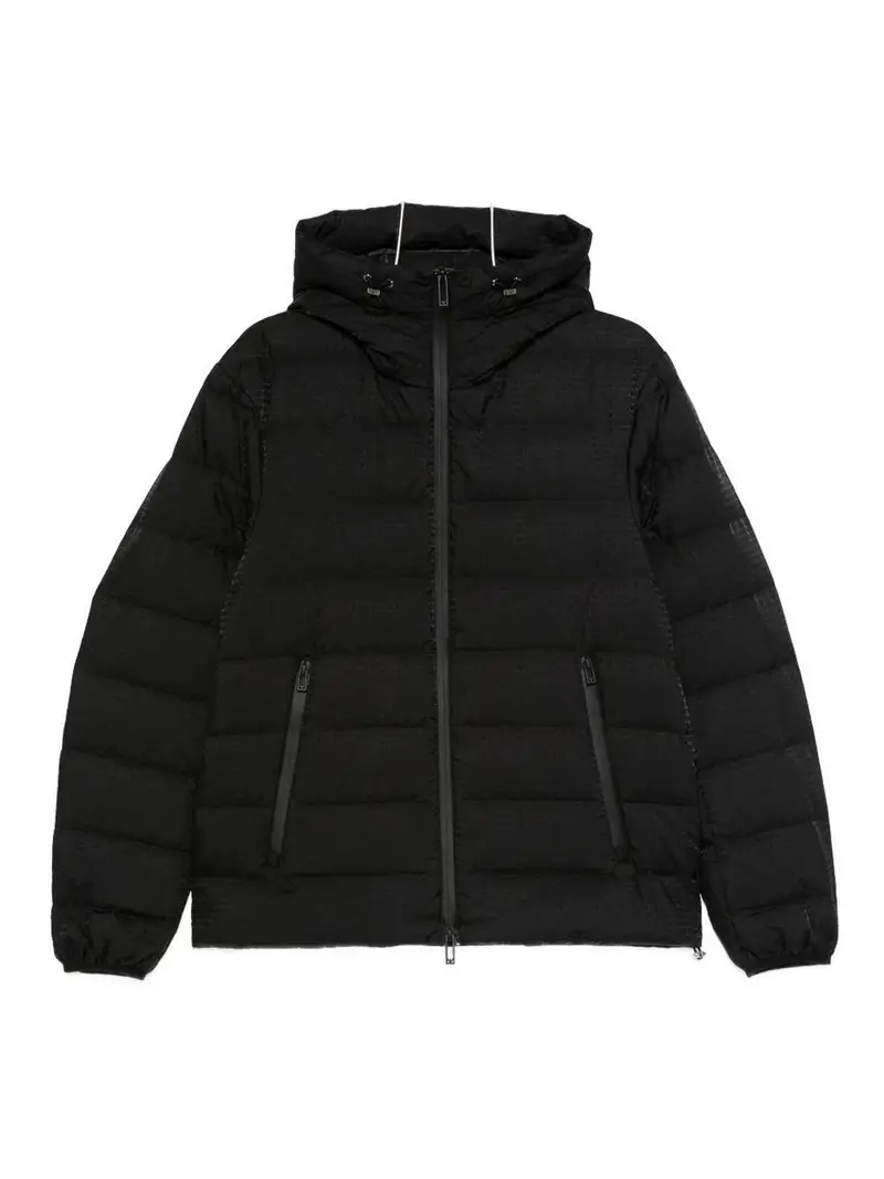 Gilet in piumino di nylon Nero