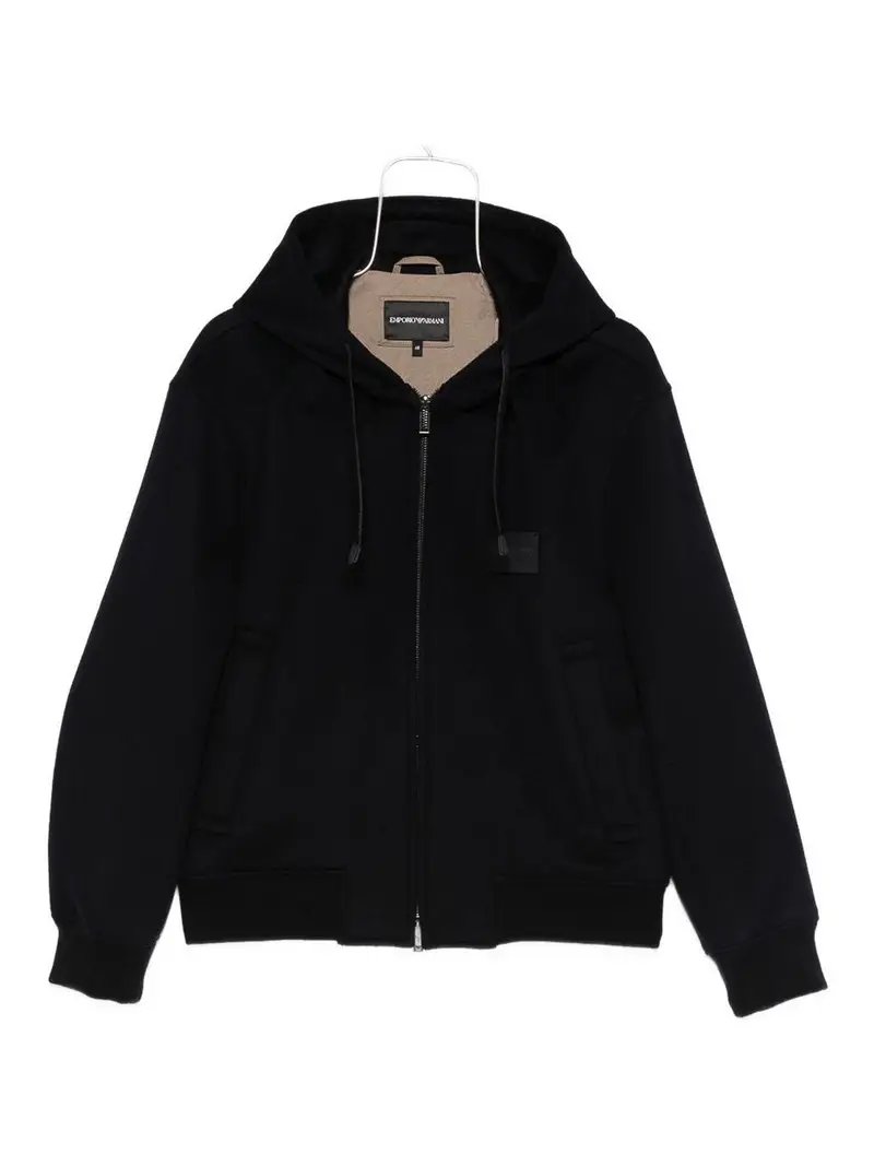 Giubbotto in Blouson di Lana Blu