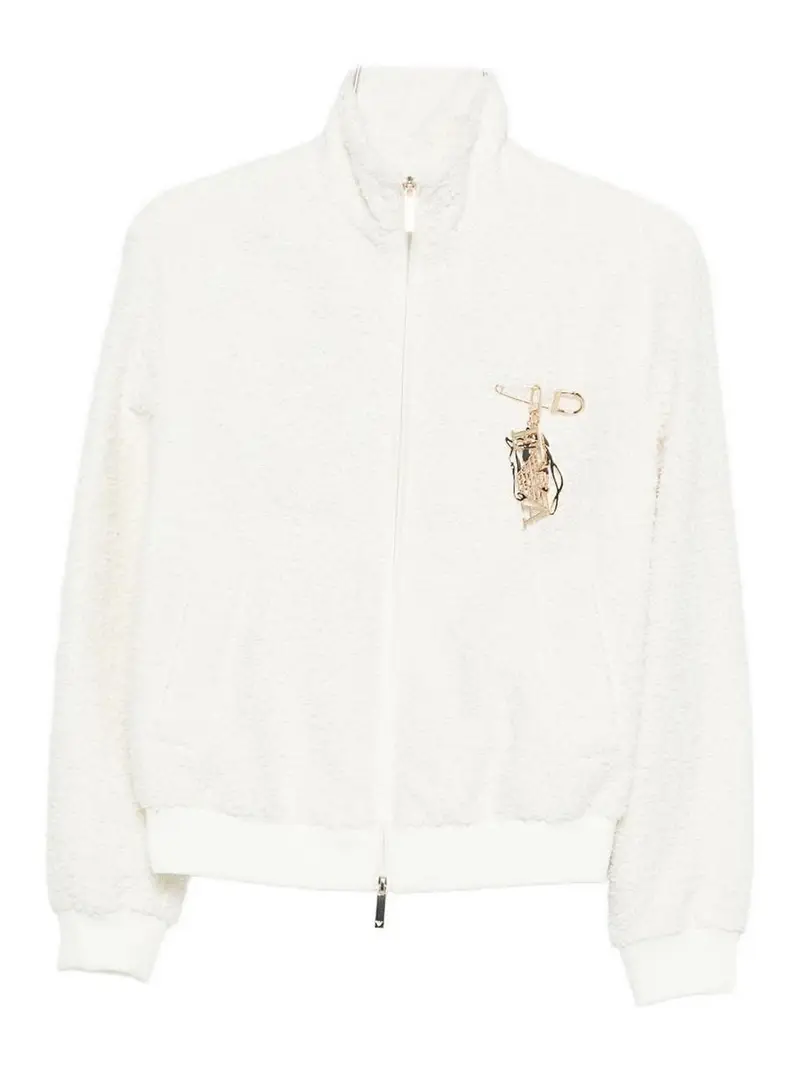 Giubbotto in tweed Bianco