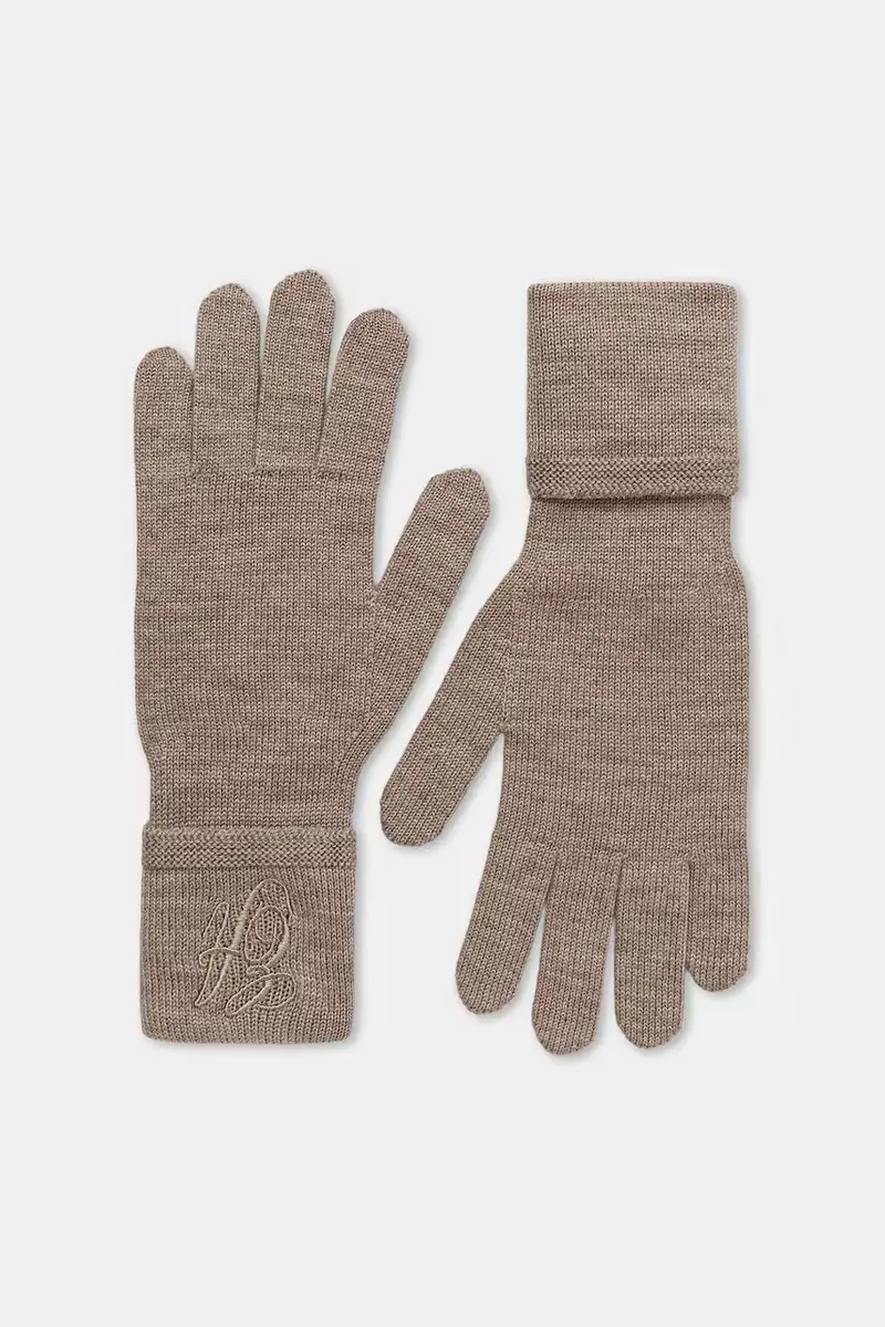 Emporio Armani Guanti Donna Beige 3840321