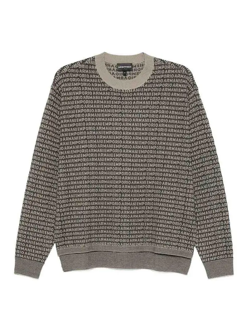 Jumper Crewneck in lana Verde