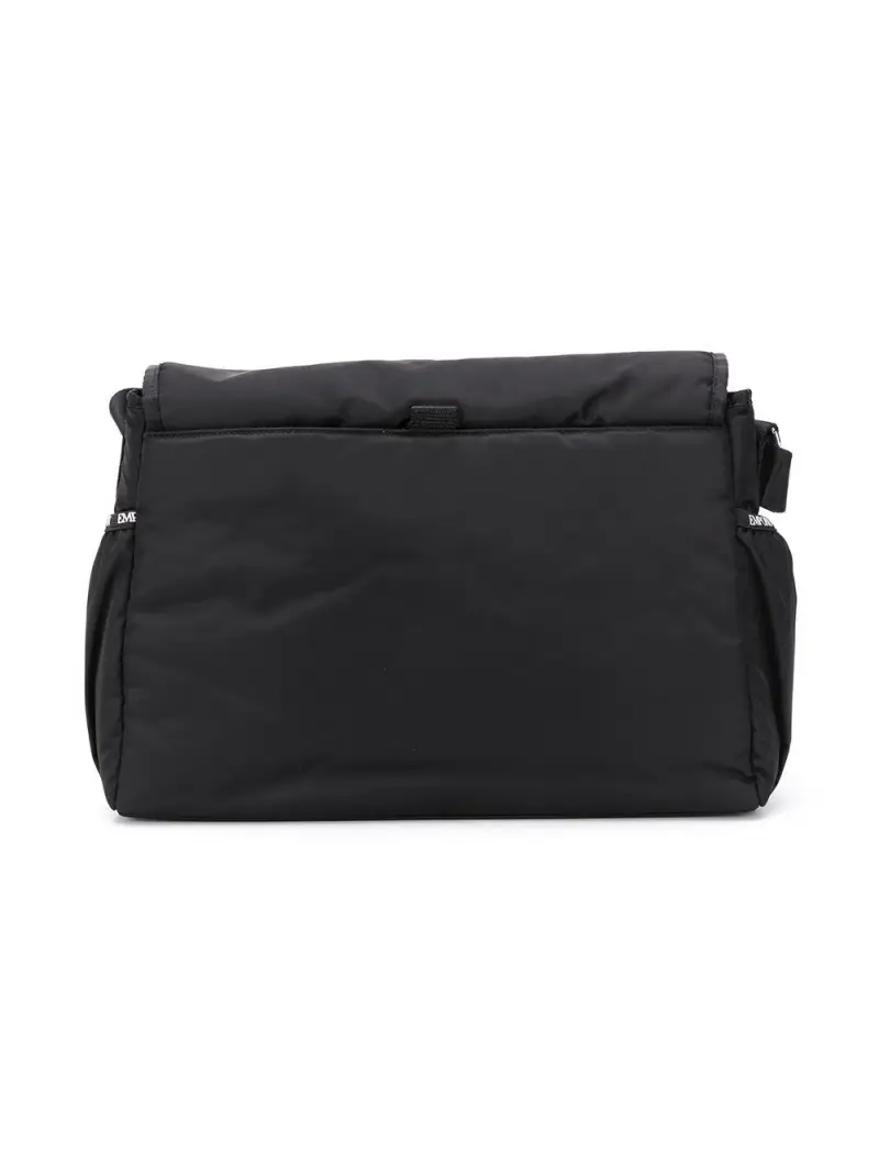 Borsa Mamma nera placchetta logo Nero miniatura 3