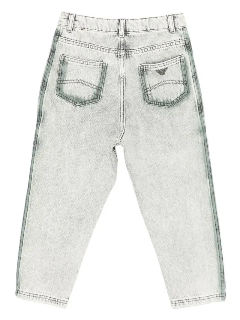 Emporio Armani Kids Pantaloni Grigi Bambino miniatura 3