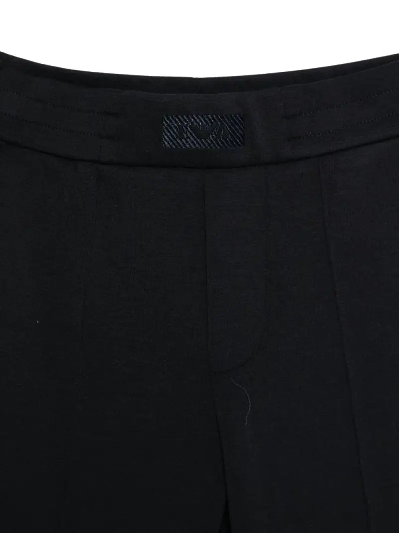 Emporio Armani Kids Tuta Bambino Nera in Cotone miniatura 3