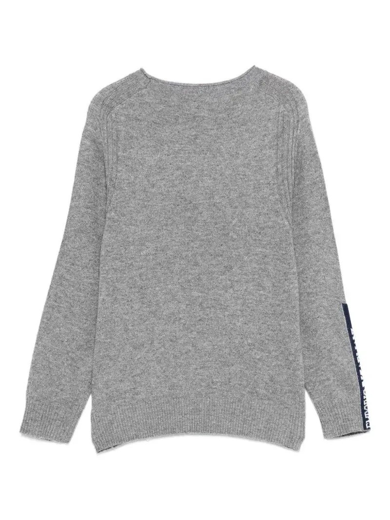 Emporio Armani Kids Maglione Grigio per Bambino miniatura 3