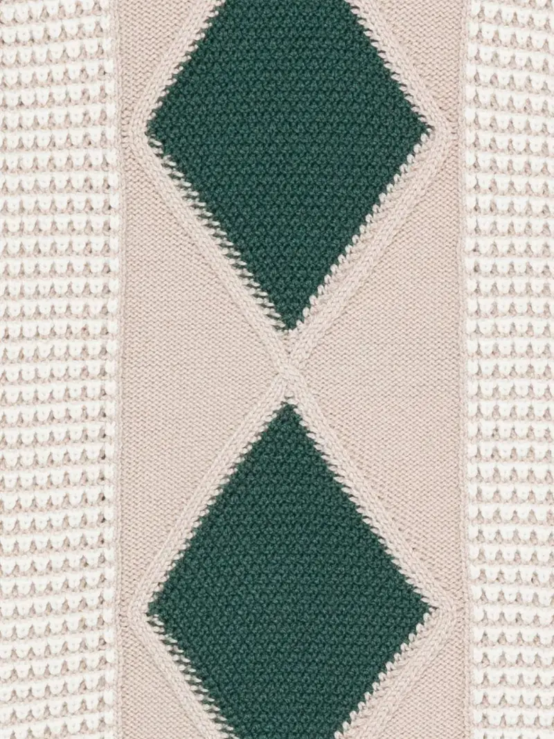 Emporio Armani Kids Maglione beige e verde per bambino miniatura 2