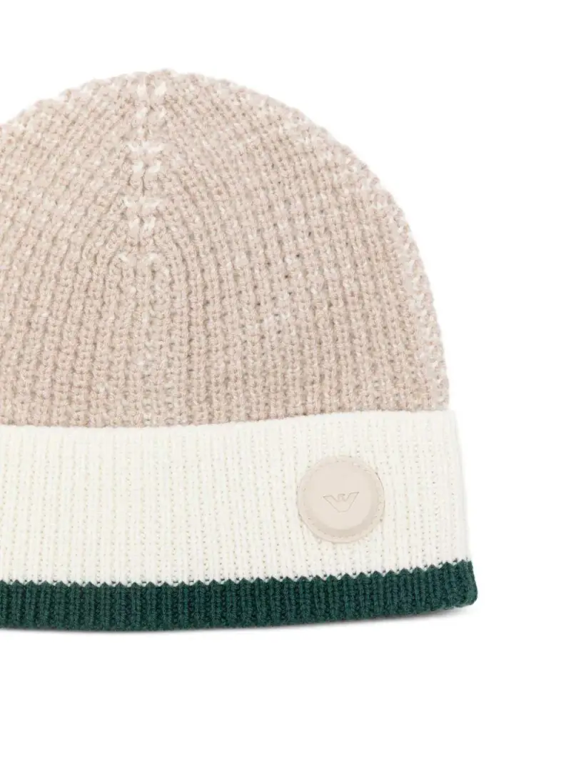 Emporio Armani Kids Cappello beige per bambino miniatura 3