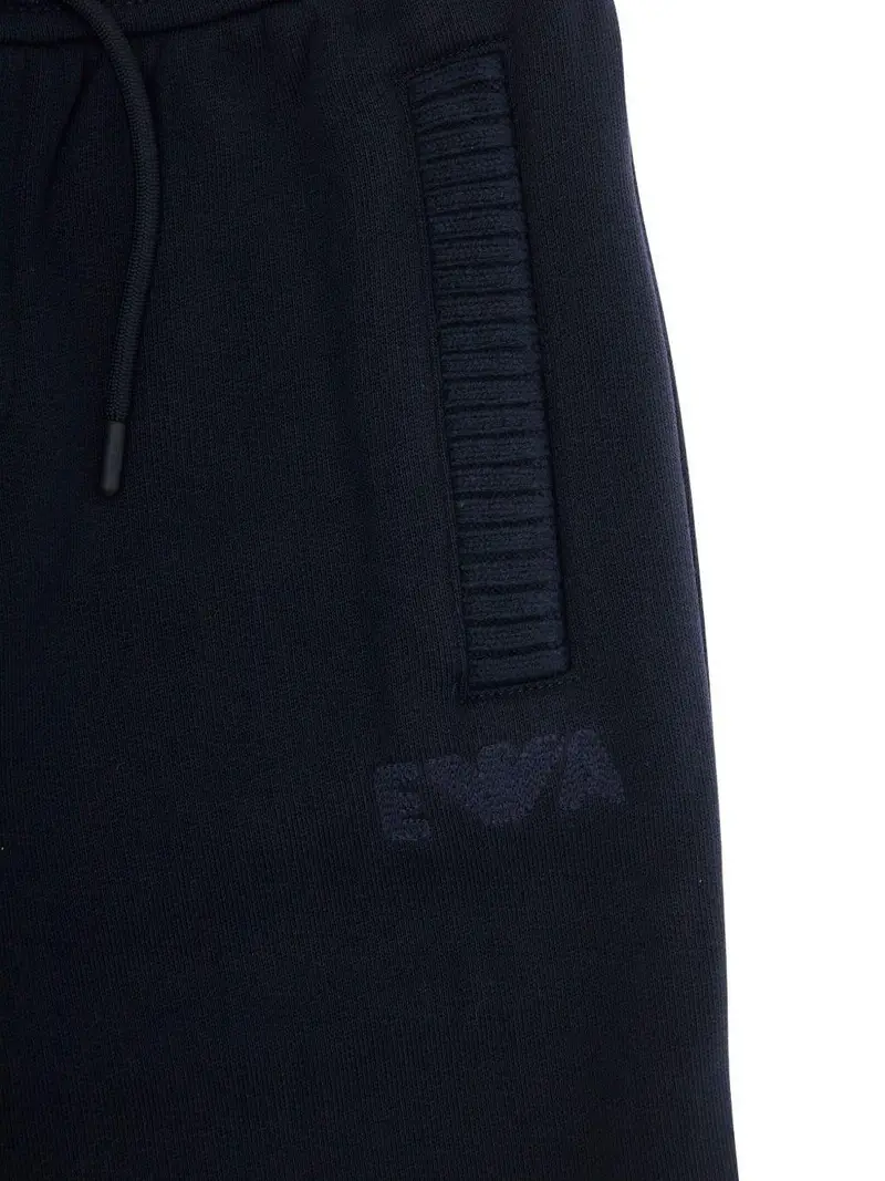 Emporio Armani Kids Pantaloni blu per bambino miniatura 3