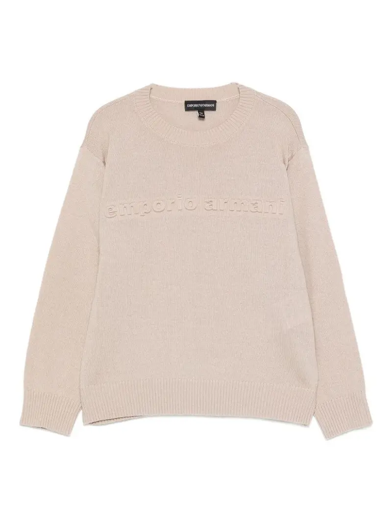 Emporio Armani Kids Maglione beige per Bambino