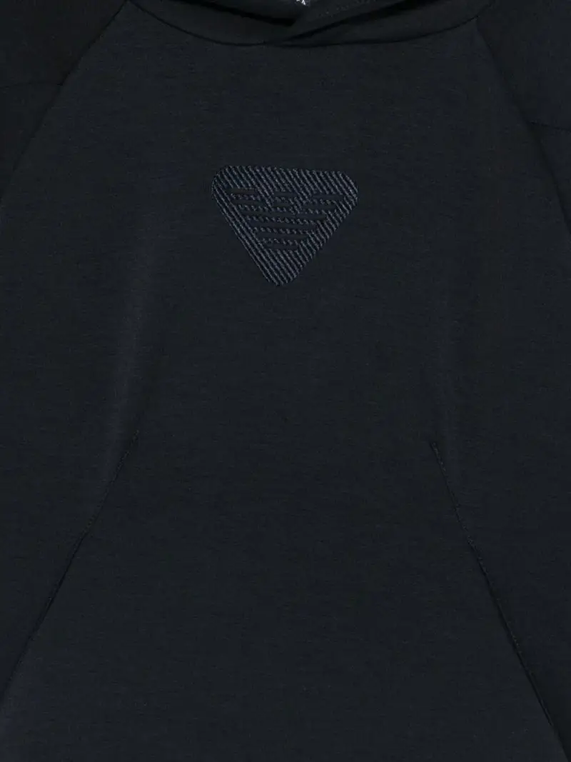 Emporio Armani Kids Felpa Bambino Blu miniatura 2
